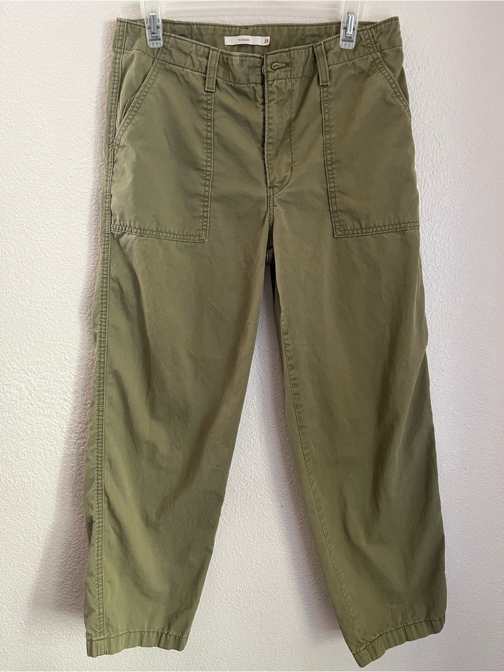 Levi's Olive Green Cargo Utility Pants